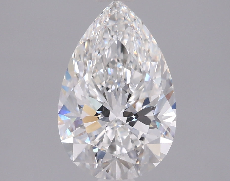 1.53 Carat Pear Shaped, Ideal Cut, E Color, VVS2 Clarity, IGI Certified Lab Grown Diamond