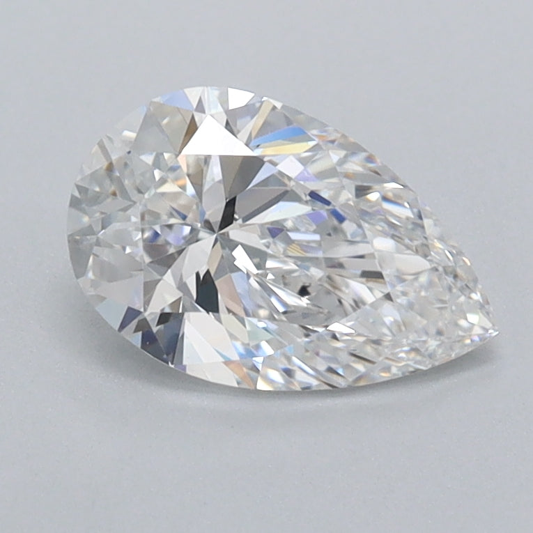 1.01 Carat Pear Shaped, Excellent Cut, D Color, VVS1 Clarity, IGI Certified Lab Grown Diamond