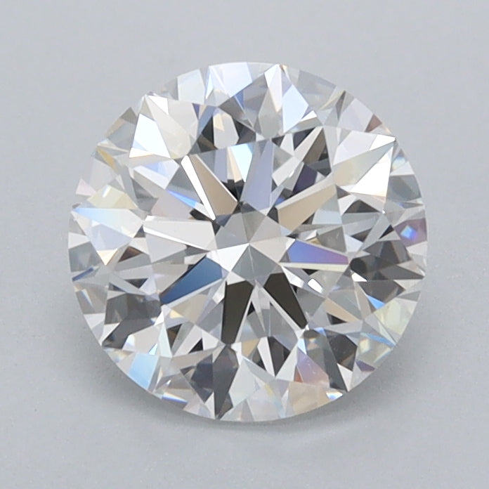1.29 Carat Round Shaped, Excellent Cut, D Color, VVS2 Clarity, IGI Certified Lab Grown Diamond