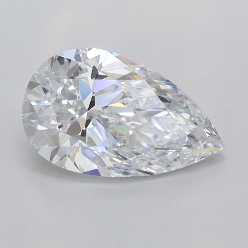 1.04 Carat Pear Shaped, Excellent Cut, D Color, VVS1 Clarity, IGI Certified Lab Grown Diamond