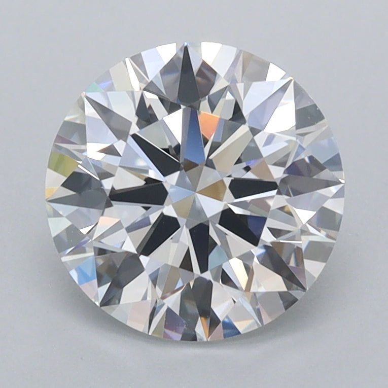 1.86 Carat Round Shaped, Ideal Cut, D Color, VVS1 Clarity, IGI Certified Lab Grown Diamond