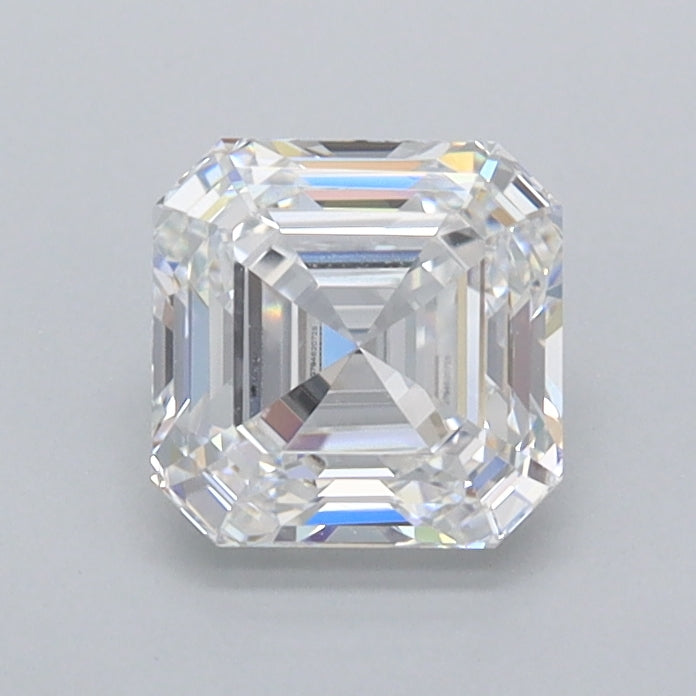 1.01 Carat Asscher Shaped, Ideal Cut, D Color, VS1 Clarity, IGI Certified Lab Grown Diamond