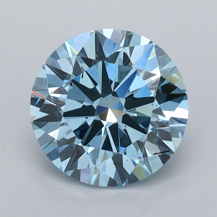 1.50 Carat Round Shaped, Ideal Cut, VVS2 Clarity, IGI Certified Lab Grown Diamond