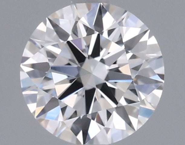 0.58 Carat Round Shaped, Excellent Cut, D Color, VVS2 Clarity, IGI Certified Lab Grown Diamond
