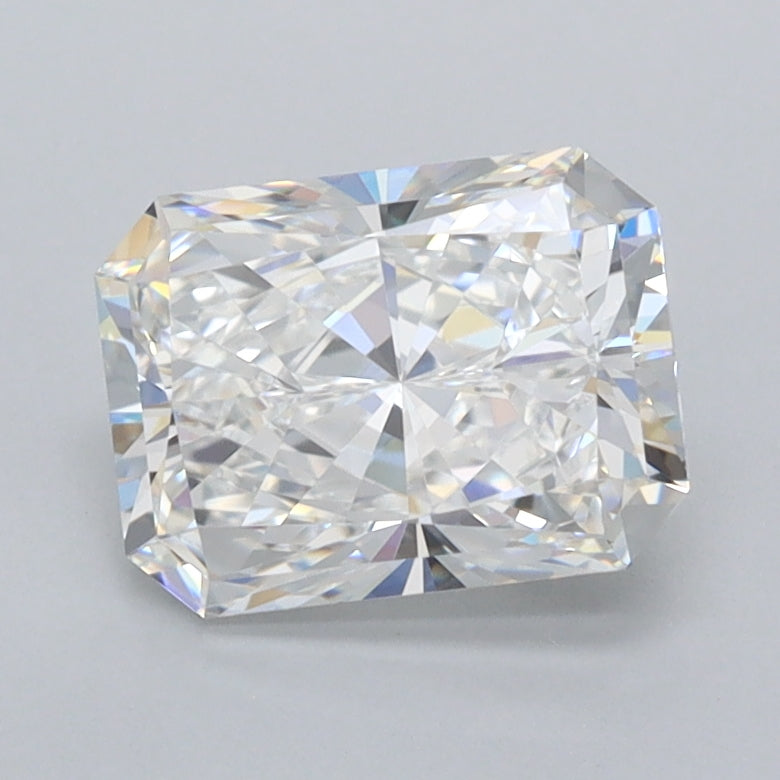 1.56 Carat Radiant Shaped, Excellent Cut, E Color, VVS1 Clarity, IGI Certified Lab Grown Diamond