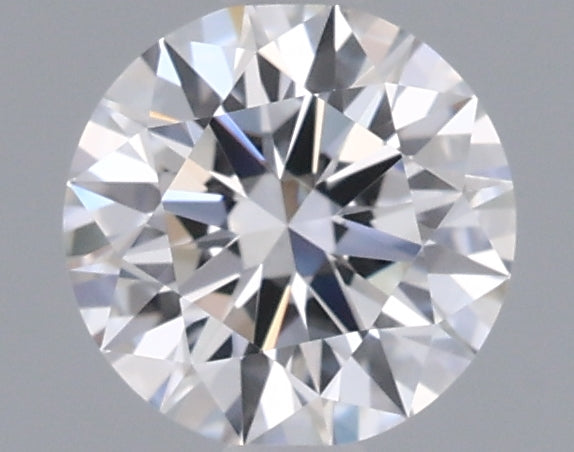 0.53 Carat Round Shaped, Ideal Cut, D Color, VVS2 Clarity, IGI Certified Lab Grown Diamond
