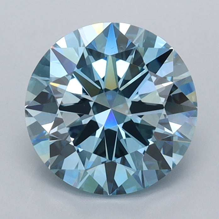 1.50 Carat Round Shaped, Excellent Cut, VVS2 Clarity, IGI Certified Lab Grown Diamond