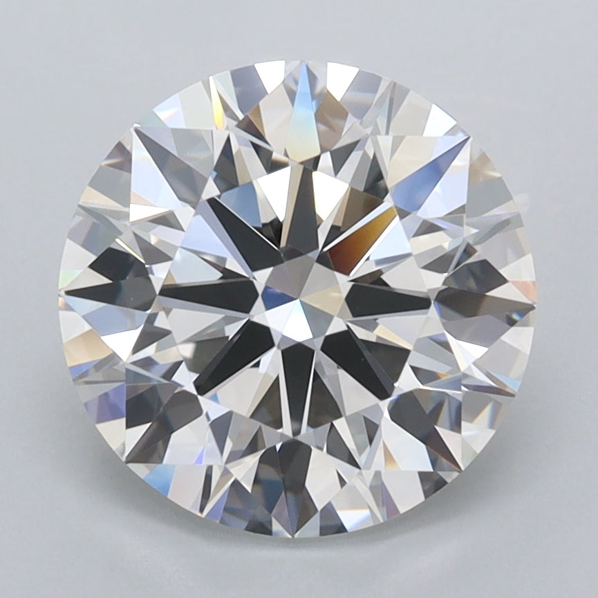 3.03 Carat Round Shaped, Ideal Cut, D Color, VVS1 Clarity, IGI Certified Lab Grown Diamond