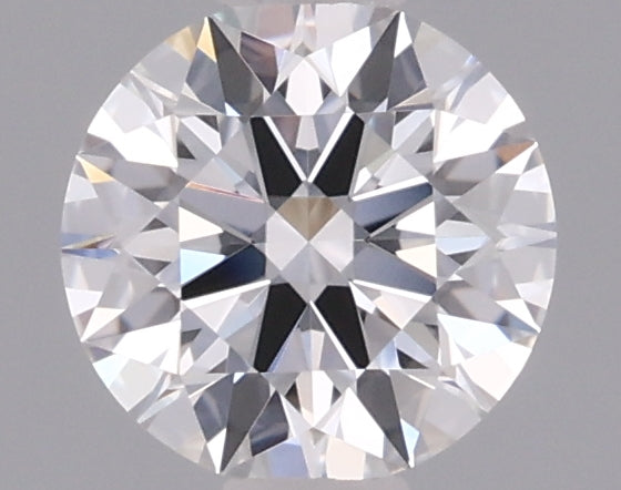 0.53 Carat Round Shaped, Ideal Cut, D Color, VVS2 Clarity, IGI Certified Lab Grown Diamond