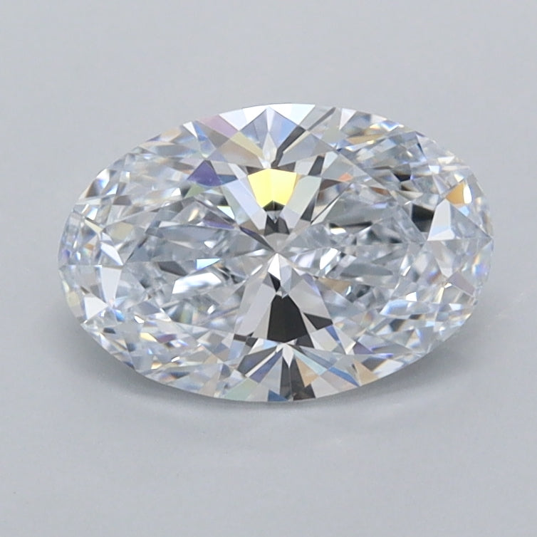 1.05 Carat Oval Shaped, Ideal Cut, D Color, VVS2 Clarity, IGI Certified Lab Grown Diamond