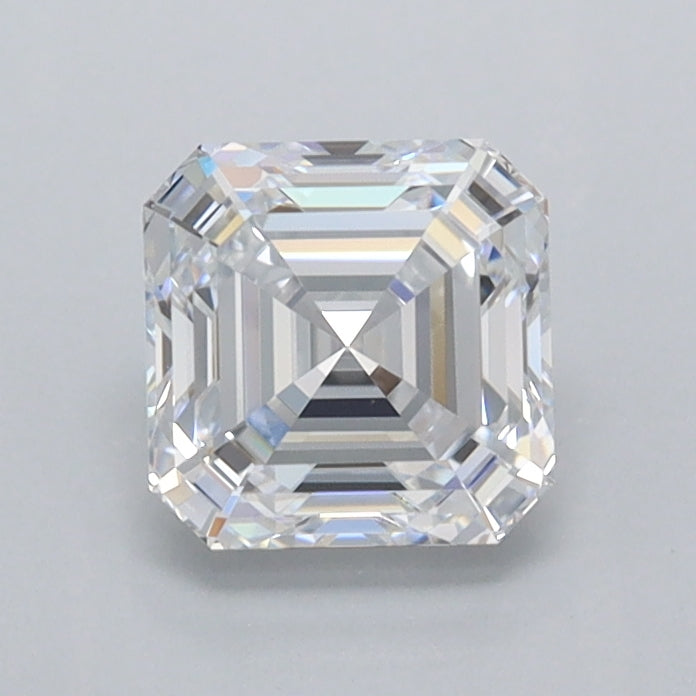 1.07 Carat Asscher Shaped, Ideal Cut, D Color, VVS1 Clarity, IGI Certified Lab Grown Diamond