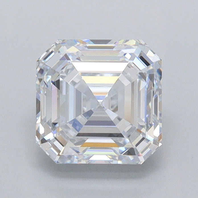 1.29 Carat Asscher Shaped, Ideal Cut, D Color, VVS2 Clarity, IGI Certified Lab Grown Diamond