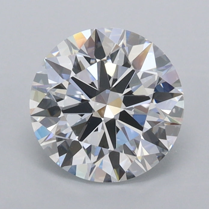 1.27 Carat Round Shaped, Ideal Cut, D Color, VVS2 Clarity, IGI Certified Lab Grown Diamond