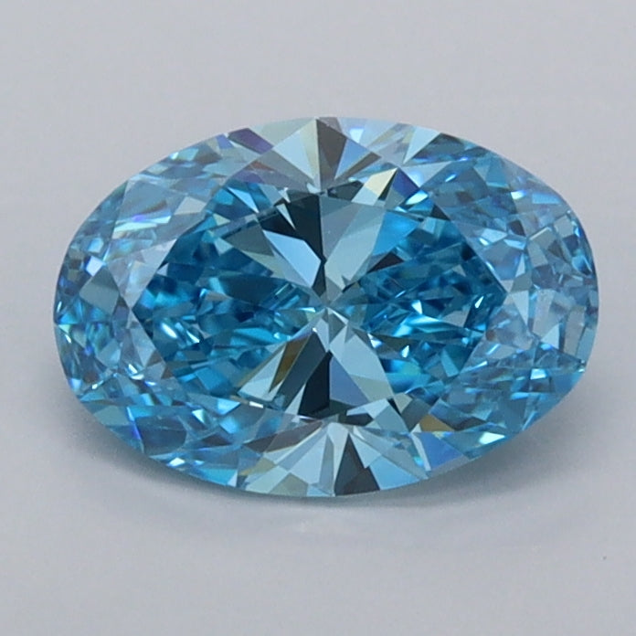 1.00 Carat Oval Shaped, Ideal Cut, VVS2 Clarity, IGI Certified Lab Grown Diamond