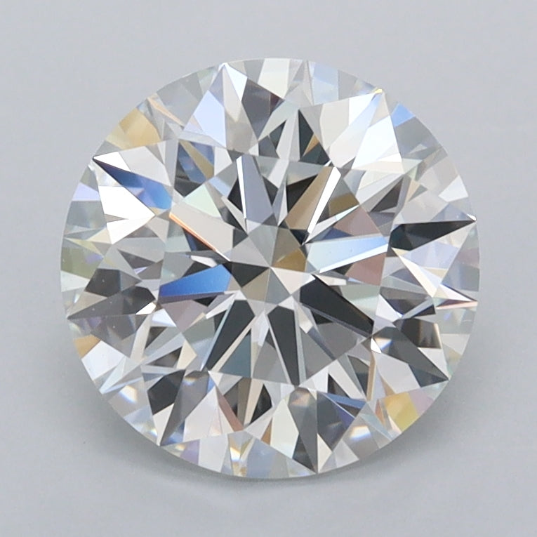 2.05 Carat Round Shaped, Ideal Cut, E Color, IF Clarity, IGI Certified Lab Grown Diamond