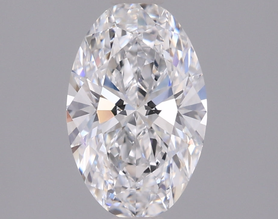 0.98 Carat Oval Shaped, Ideal Cut, D Color, IF Clarity, IGI Certified Lab Grown Diamond