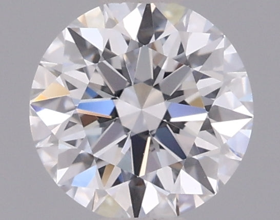 0.53 Carat Round Shaped, Ideal Cut, D Color, VVS2 Clarity, IGI Certified Lab Grown Diamond