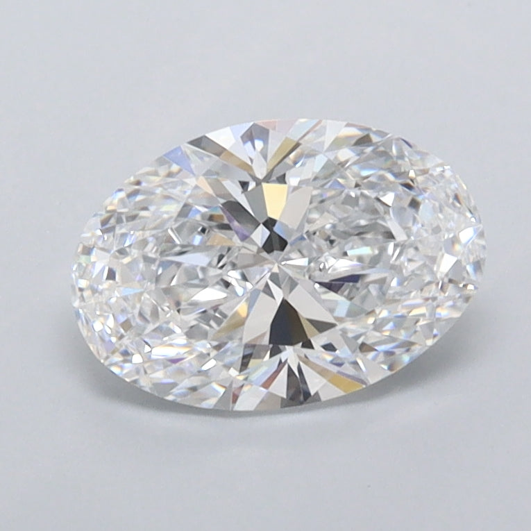 1.01 Carat Oval Shaped, Ideal Cut, D Color, FL Clarity, IGI Certified Lab Grown Diamond