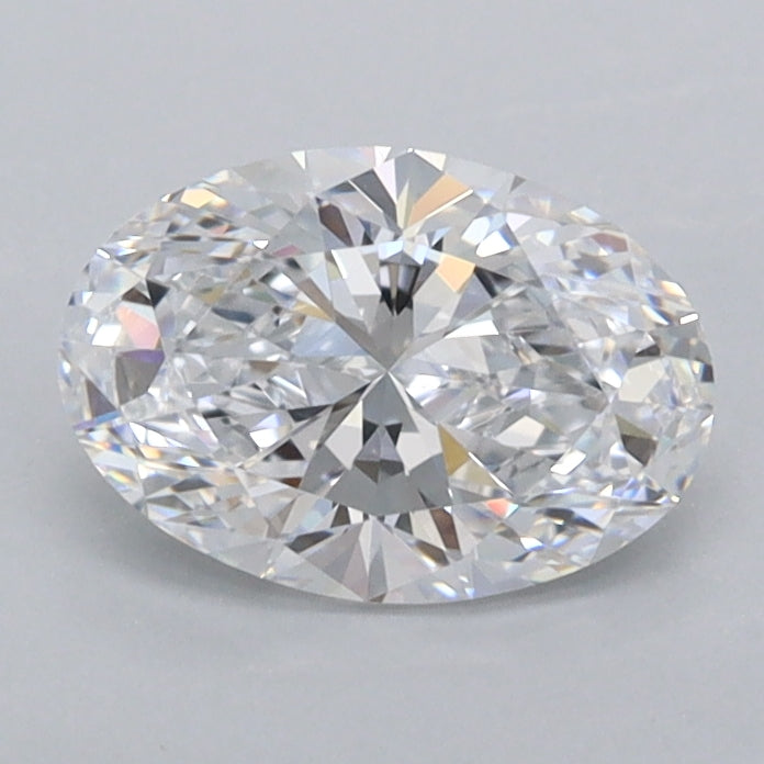 1.02 Carat Oval Shaped, Ideal Cut, D Color, IF Clarity, IGI Certified Lab Grown Diamond