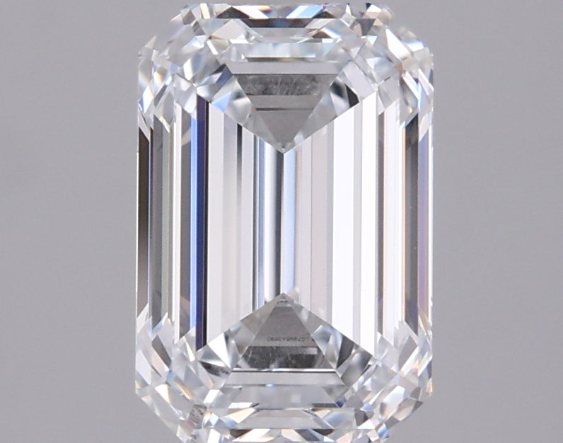 2.03 Carat Emerald Shaped, Ideal Cut, D Color, VVS1 Clarity, IGI Certified Lab Grown Diamond