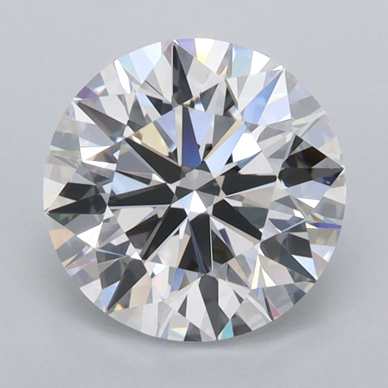 2.00 Carat Round Shaped, Ideal Cut, D Color, VVS1 Clarity, IGI Certified Lab Grown Diamond