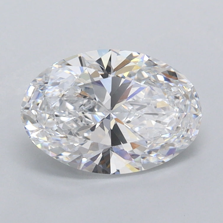 1.05 Carat Oval Shaped, Ideal Cut, D Color, FL Clarity, IGI Certified Lab Grown Diamond