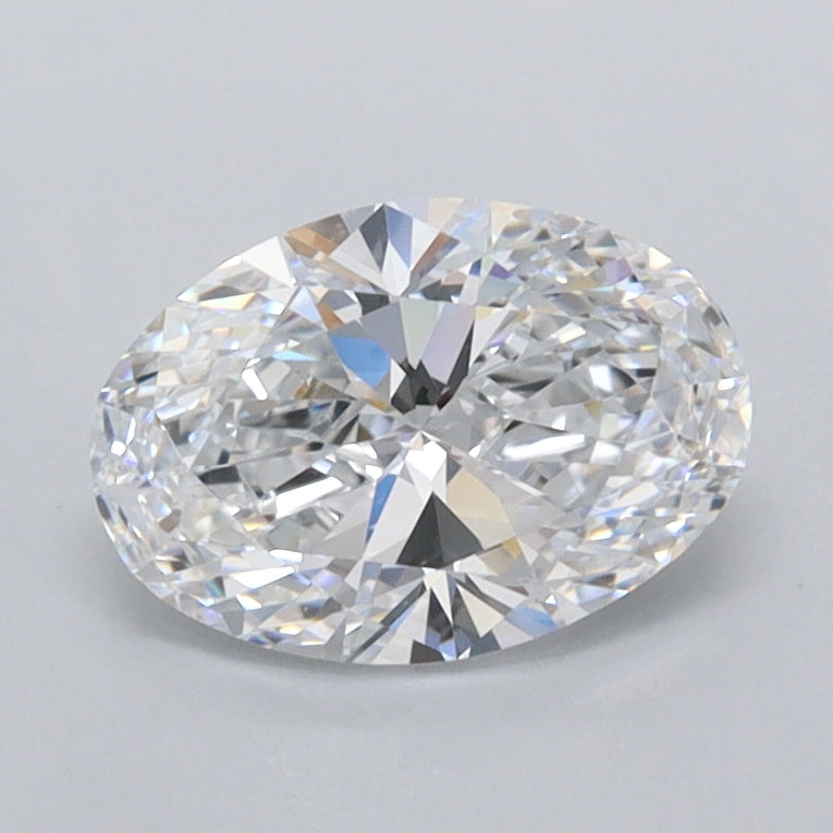 1.05 Carat Oval Shaped, Ideal Cut, D Color, FL Clarity, IGI Certified Lab Grown Diamond