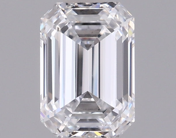 1.07 Carat Emerald Shaped, Ideal Cut, D Color, VVS1 Clarity, IGI Certified Lab Grown Diamond
