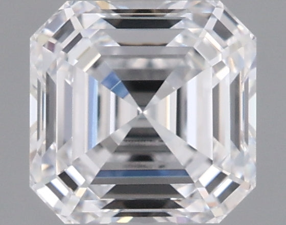 1.01 Carat Asscher Shaped, Ideal Cut, D Color, VVS2 Clarity, IGI Certified Lab Grown Diamond