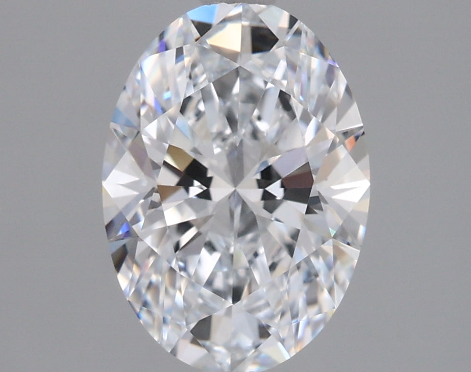 1.58 Carat Oval Shaped, Ideal Cut, D Color, VVS1 Clarity, IGI Certified Lab Grown Diamond