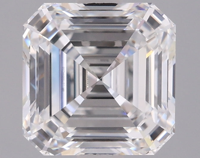 1.96 Carat Asscher Shaped, Excellent Cut, E Color, VVS1 Clarity, IGI Certified Lab Grown Diamond