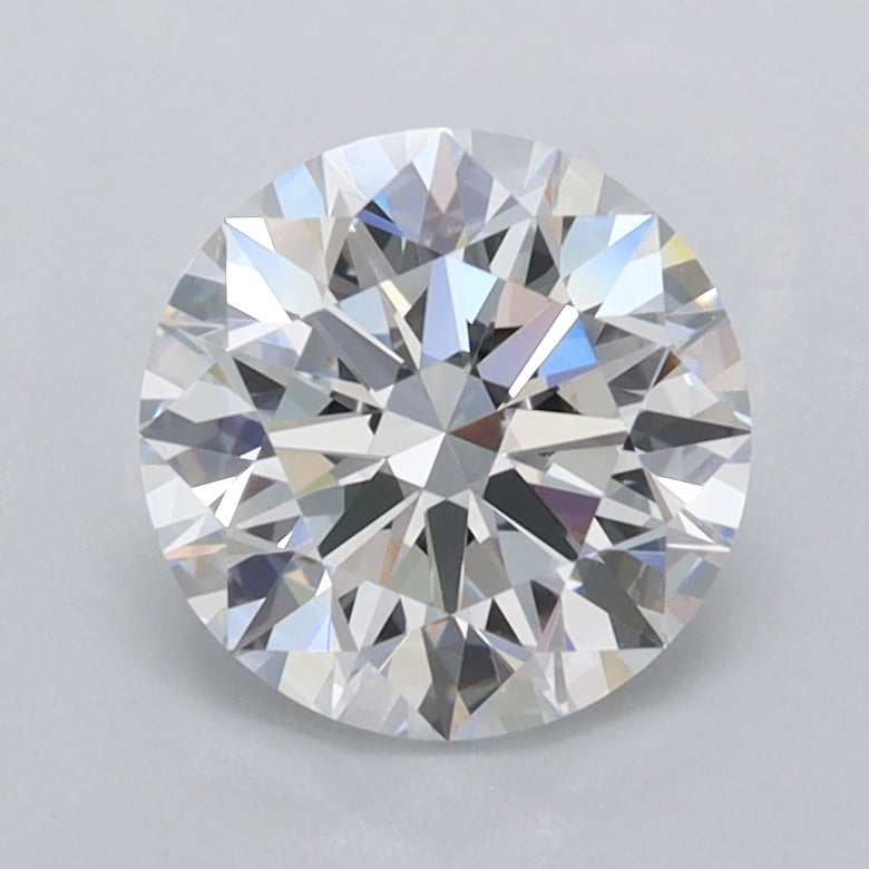 1.58 Carat Round Shaped, Ideal Cut, D Color, IF Clarity, IGI Certified Lab Grown Diamond