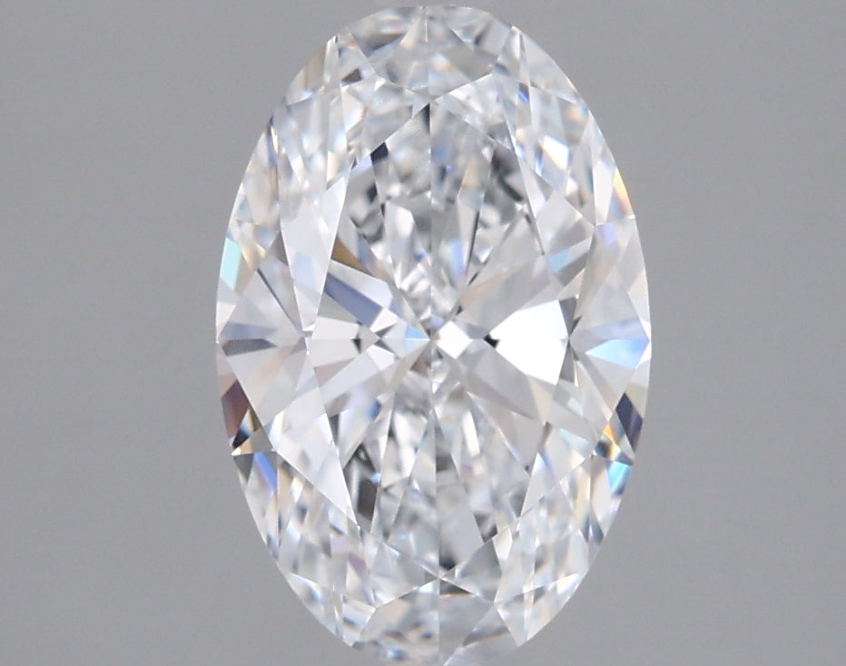 1.67 Carat Oval Shaped, Ideal Cut, D Color, VVS1 Clarity, IGI Certified Lab Grown Diamond