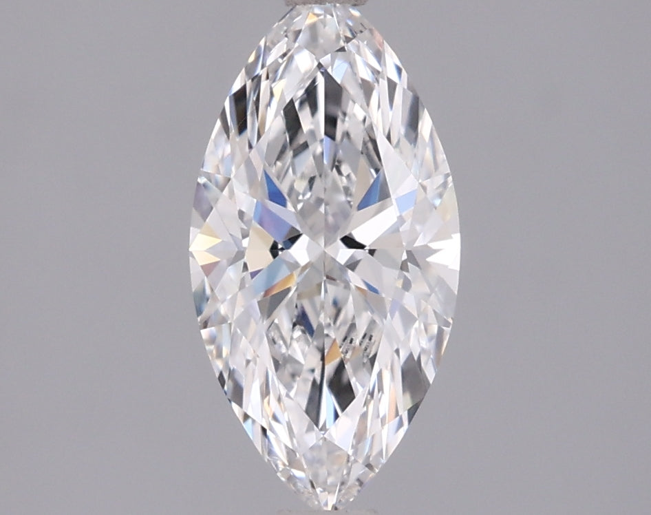 1.09 Carat Marquise Shaped, Ideal Cut, E Color, VVS2 Clarity, IGI Certified Lab Grown Diamond