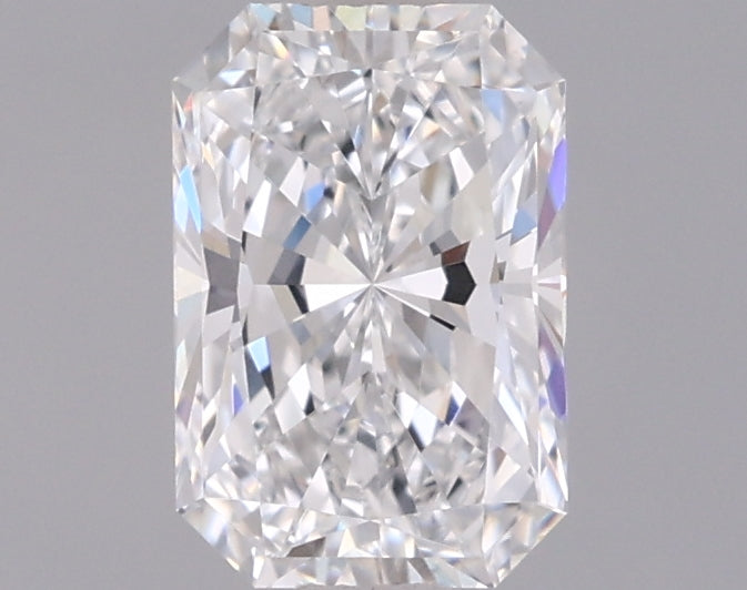 1.00 Carat Radiant Shaped, Excellent Cut, D Color, VVS2 Clarity, IGI Certified Lab Grown Diamond