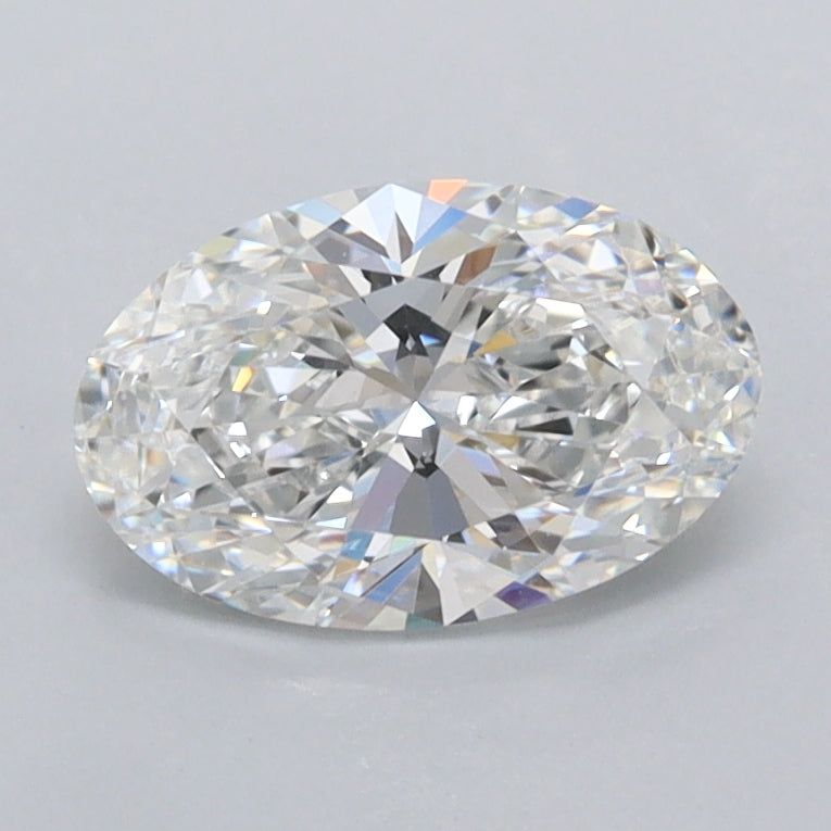 1.06 Carat Oval Shaped, Ideal Cut, E Color, IF Clarity, IGI Certified Lab Grown Diamond