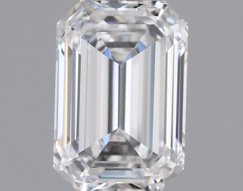 1.54 Carat Emerald Shaped, Ideal Cut, E Color, VVS1 Clarity, IGI Certified Lab Grown Diamond