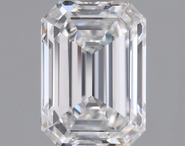 1.55 Carat Emerald Shaped, Excellent Cut, D Color, VVS1 Clarity, IGI Certified Lab Grown Diamond