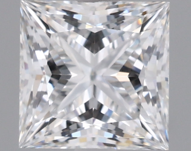 1.55 Carat Princess Shaped, Ideal Cut, D Color, VVS2 Clarity, IGI Certified Lab Grown Diamond