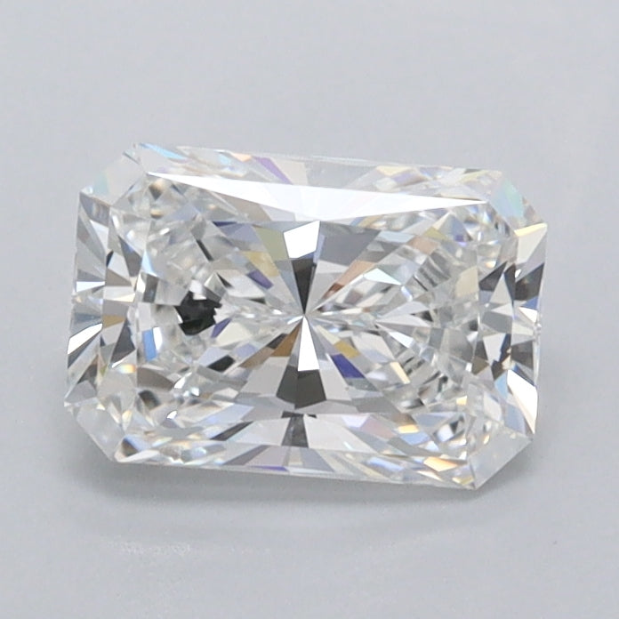 1.02 Carat Radiant Shaped, Excellent Cut, E Color, FL Clarity, IGI Certified Lab Grown Diamond