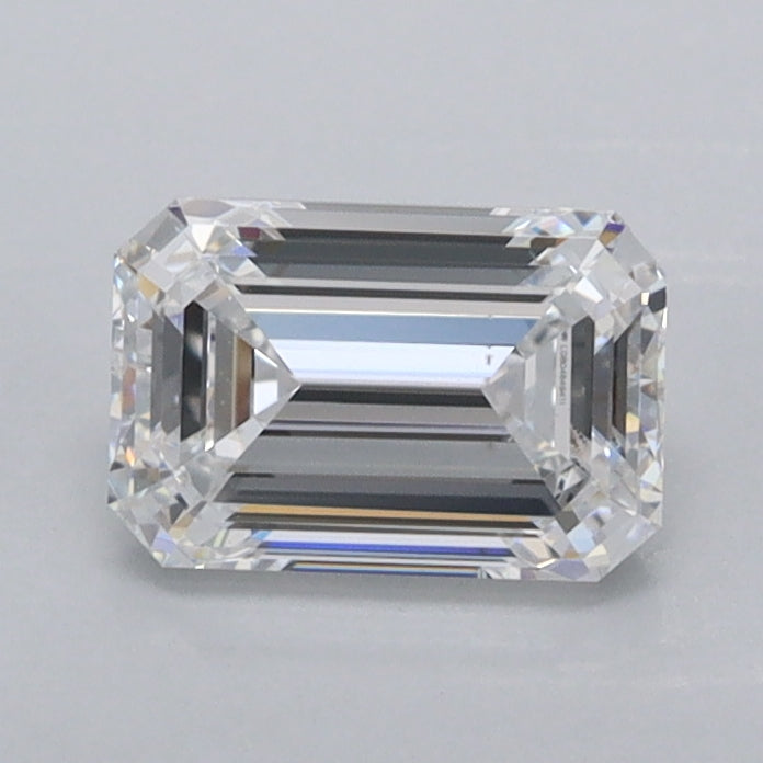 1.00 Carat Emerald Shaped, Ideal Cut, D Color, VS2 Clarity, IGI Certified Lab Grown Diamond