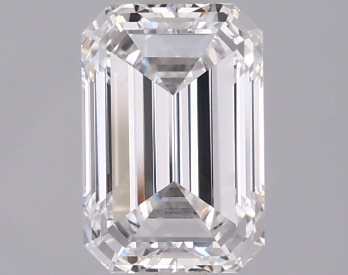 1.50 Carat Emerald Shaped, Excellent Cut, E Color, VVS2 Clarity, IGI Certified Lab Grown Diamond