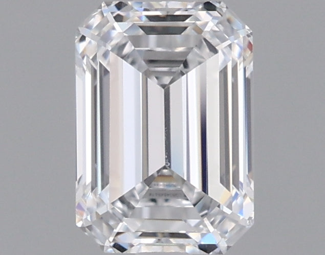 1.04 Carat Emerald Shaped, Ideal Cut, D Color, VVS2 Clarity, IGI Certified Lab Grown Diamond