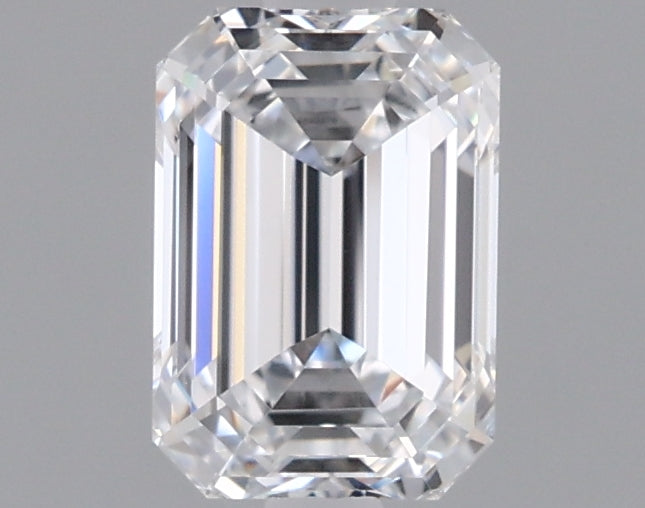 1.03 Carat Emerald Shaped, Ideal Cut, D Color, VVS1 Clarity, IGI Certified Lab Grown Diamond