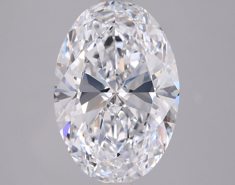 2.54 Carat Oval Shaped, Ideal Cut, D Color, VVS1 Clarity, IGI Certified Lab Grown Diamond