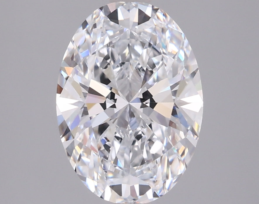 2.16 Carat Oval Shaped, Ideal Cut, D Color, VVS1 Clarity, IGI Certified Lab Grown Diamond