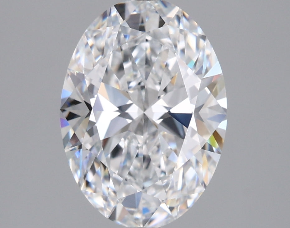2.03 Carat Oval Shaped, Ideal Cut, D Color, VS1 Clarity, IGI Certified Lab Grown Diamond