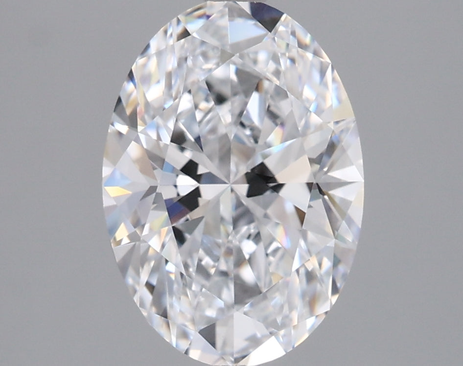 2.18 Carat Oval Shaped, Ideal Cut, D Color, VVS1 Clarity, IGI Certified Lab Grown Diamond