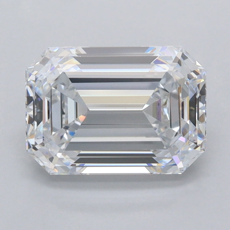 2.06 Carat Emerald Shaped, Ideal Cut, D Color, VVS1 Clarity, IGI Certified Lab Grown Diamond