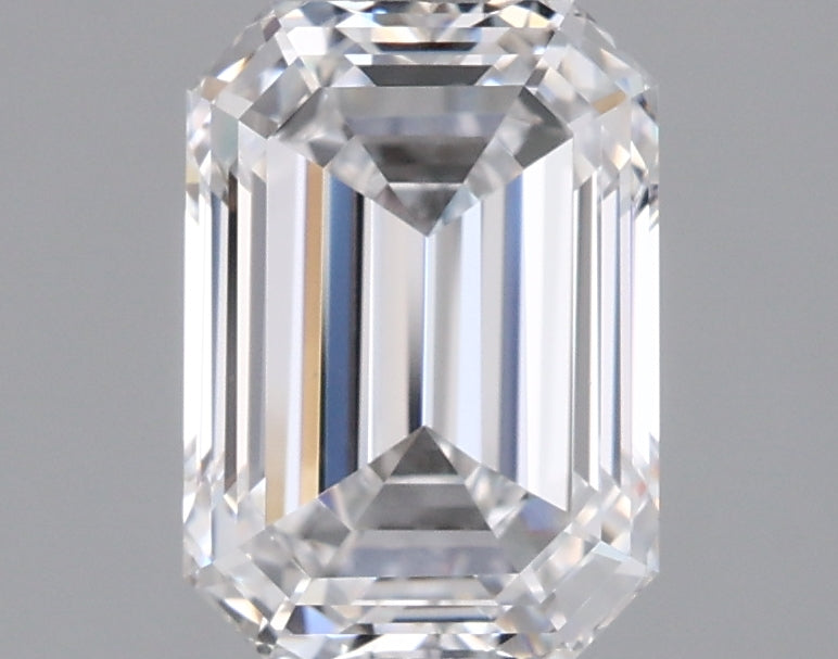 1.99 Carat Emerald Shaped, Ideal Cut, D Color, VVS1 Clarity, IGI Certified Lab Grown Diamond